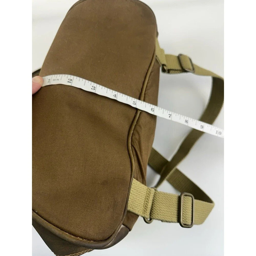 Duck Head Expedition Backpack Cotton Quality Leather Brown Large Zip Flap Clasp